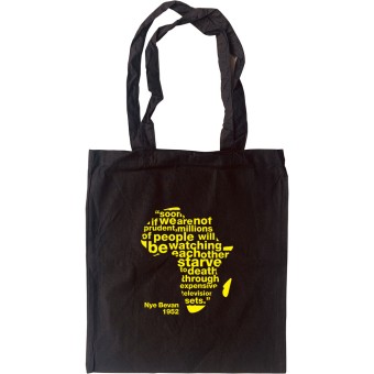 Nye Bevan "Expensive Television Sets" Quote Tote Bag