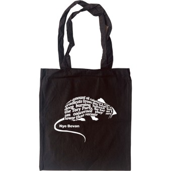 Nye Bevan "Vermin" Quote Tote Bag