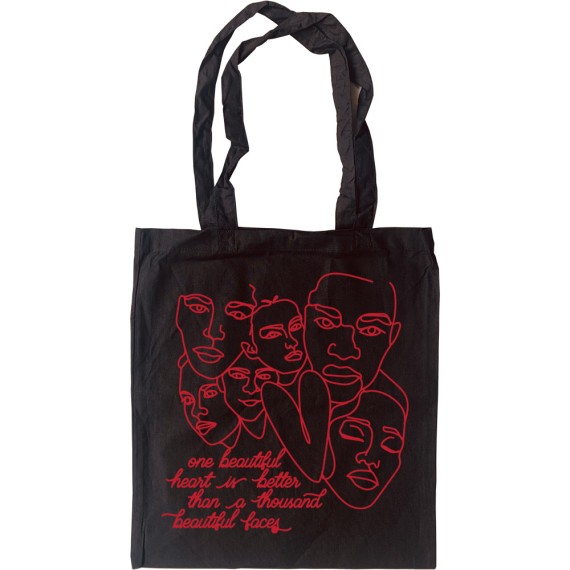 One Beautiful Heart Is Better Than A Thousand Beautiful Faces Tote Bag