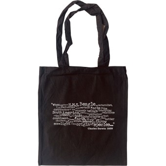 On The Origin Of Species Opening Lines Tote Bag