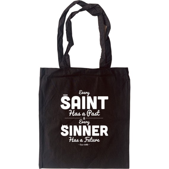 Oscar Wilde "Saint and Sinner" Quote Tote Bag