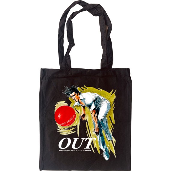 Out! Fast Bowler In Action Tote Bag