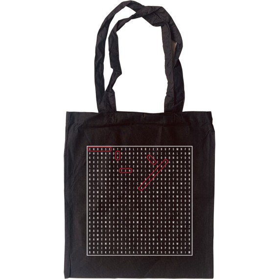 Personalised Word Search (Solved) Tote Bag