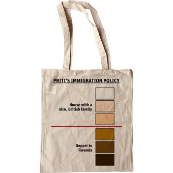 Priti's Immigration Policy Tote Bag