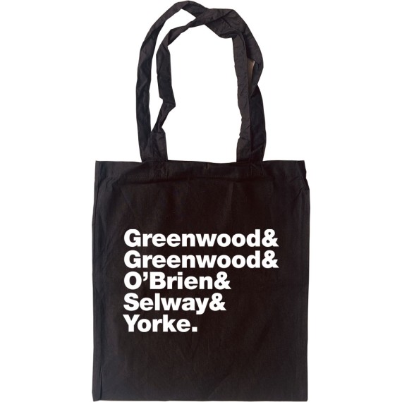 Radiohead Line-Up Tote Bag