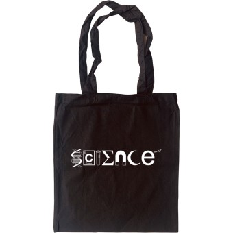 Science Typography Tote Bag