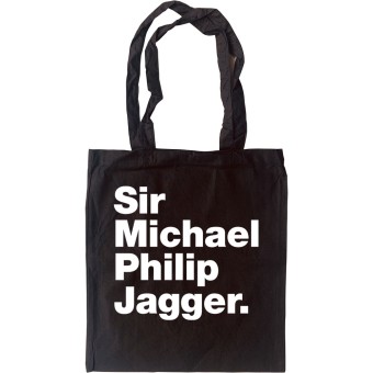 Sir Michael Philip Jagger Tote Bag