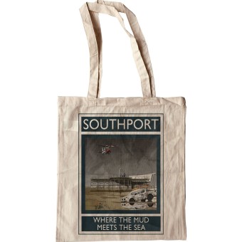 Southport: Where The Mud Meets The Sea Tote Bag