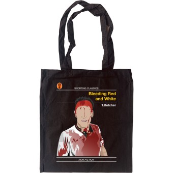 Sporting Classics: Bleeding Red and White by Terry Butcher Tote Bag