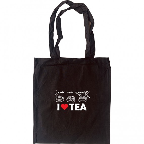 Tea Making Diagram - I Love Tea Tote Bag