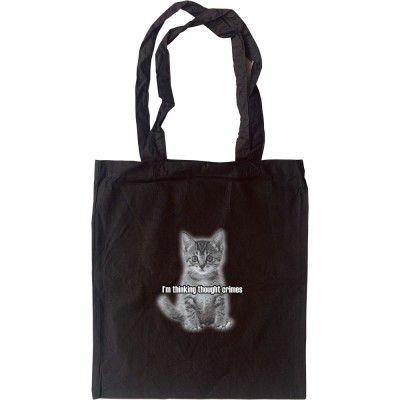I'm Thinking Thought Crimes: Kitten Tote Bag