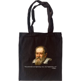 "Thunderbolts and Lightning; Very, Very Frightening, Me" - Galileo Tote Bag