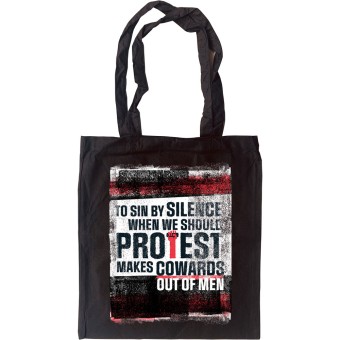 To Sin By Silence... Tote Bag