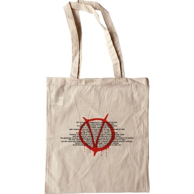 V For Vendetta Tote Bag