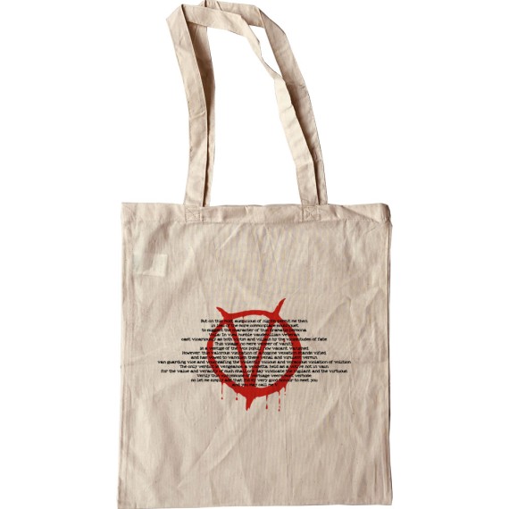 V For Vendetta Tote Bag