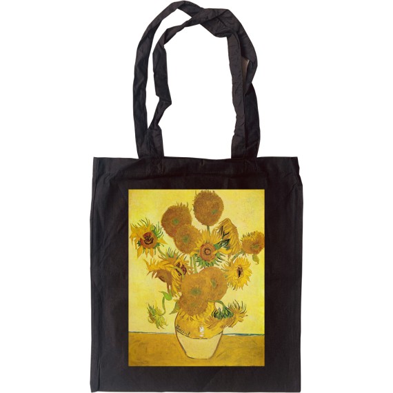 Van Gogh "Still Life: Vase with Fifteen Sunflowers" Tote Bag