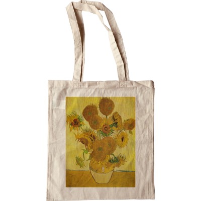 Van Gogh "Still Life: Vase with Fifteen Sunflowers" Tote Bag