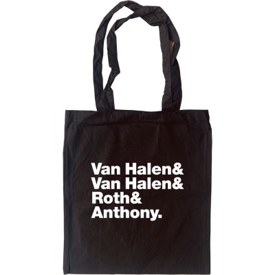 Van Halen Line-Up Tote Bag