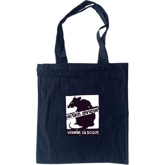 Vermine Fasciste (Small Print) Tote Bag