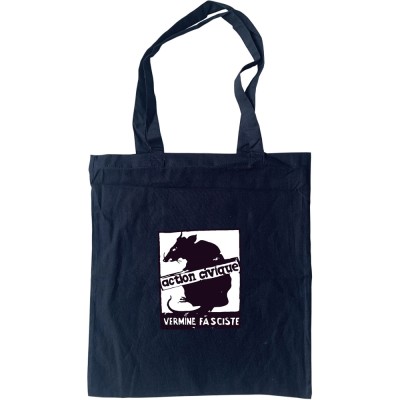 Vermine Fasciste (Small Print) Tote Bag