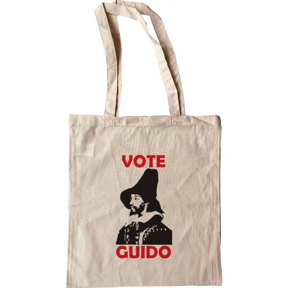 Guy Fawkes "Vote Guido" Tote Bag