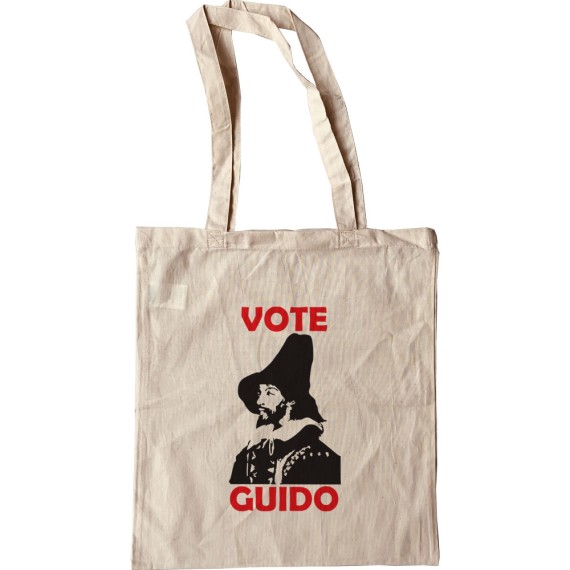 Guy Fawkes "Vote Guido" Tote Bag