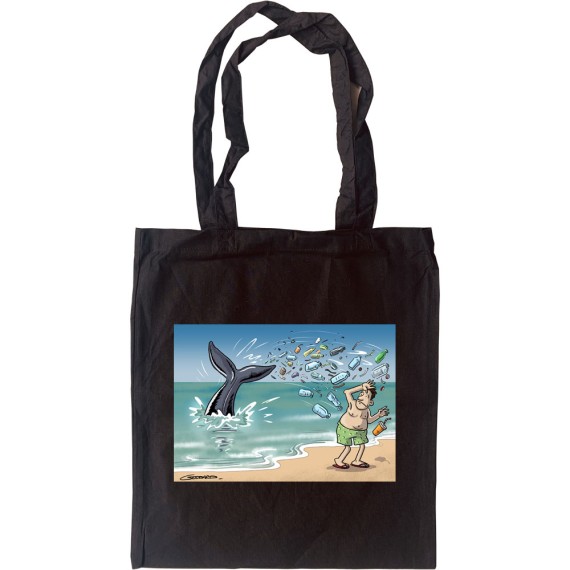 Whale Waste Tote Bag