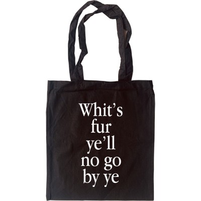 Whits Fur Ye Tote Bag