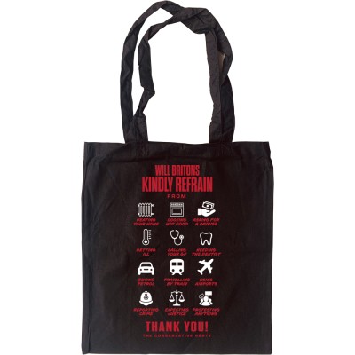 Will Britons Kindly Refrain From Tote Bag