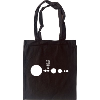 You Are Here (Solar System) Tote Bag