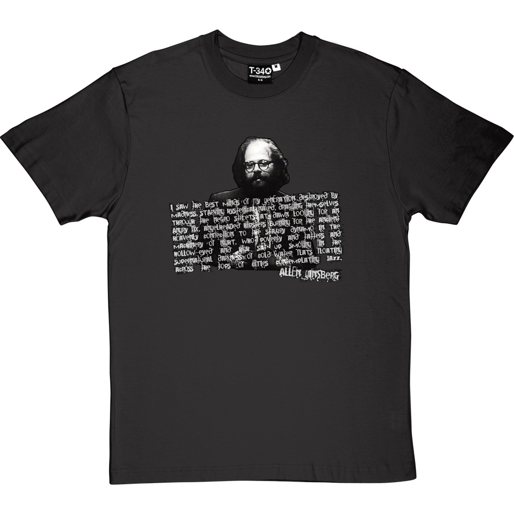 Allen Ginsberg T-Shirt | RedMolotov
