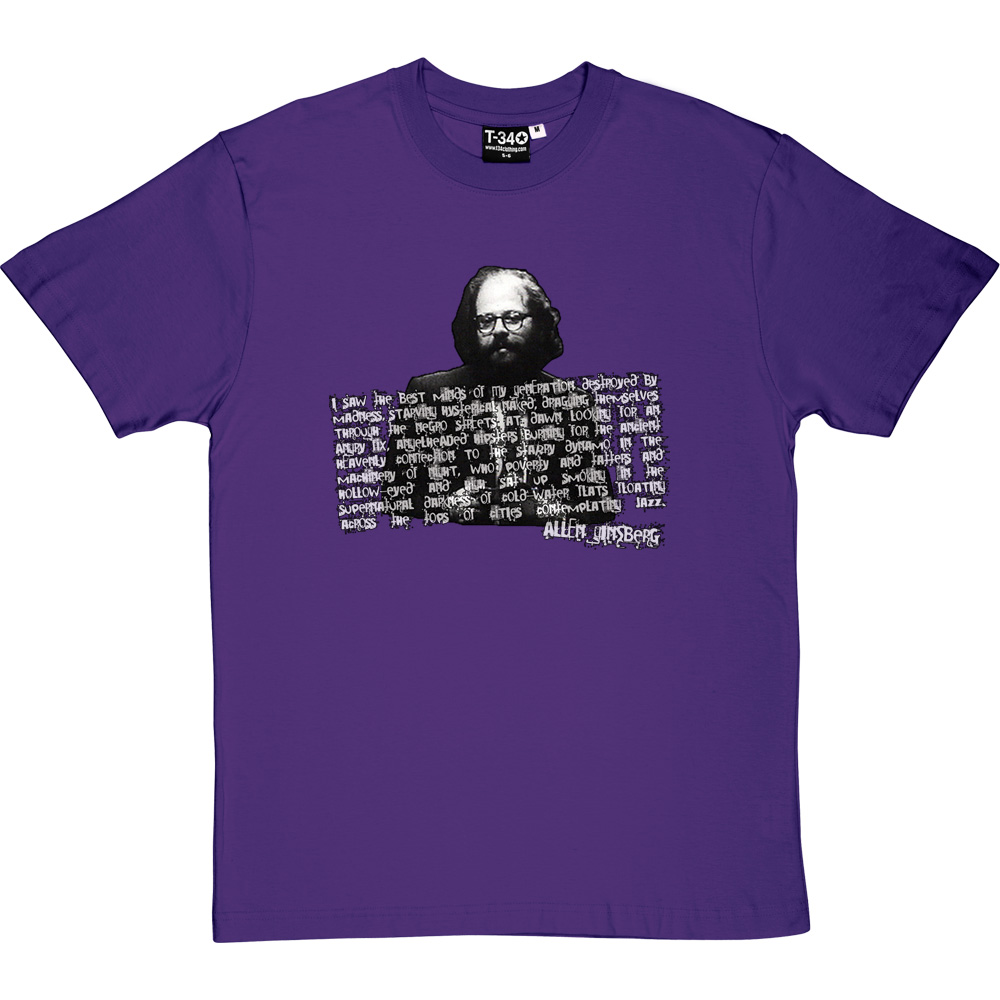 Allen Ginsberg T-Shirt | RedMolotov