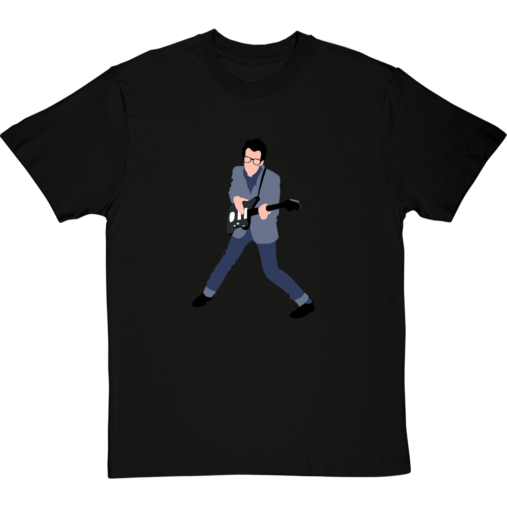 Elvis Costello (Large Print) T-Shirt | RedMolotov