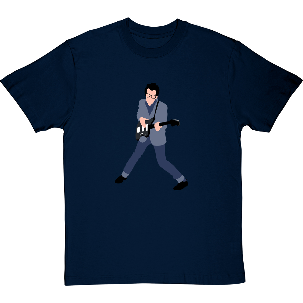 Elvis Costello (Large Print) T-Shirt | RedMolotov