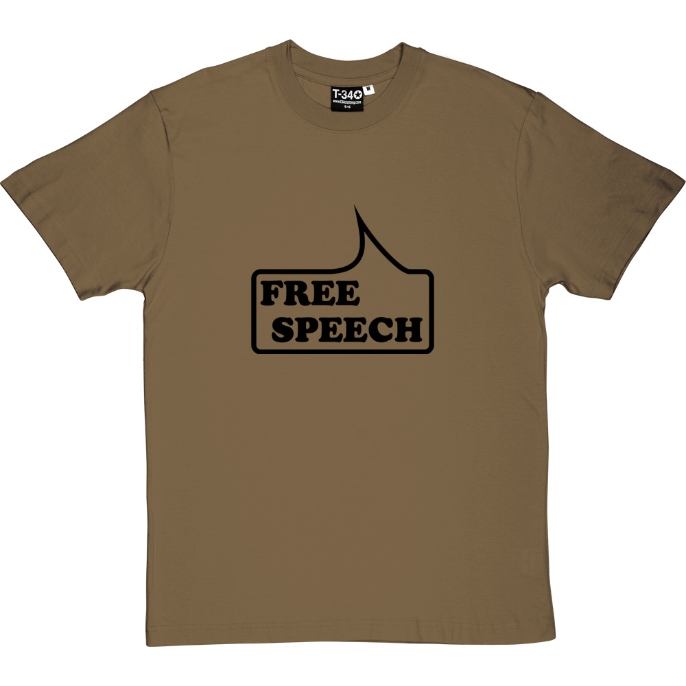 Free Speech T-Shirt | RedMolotov