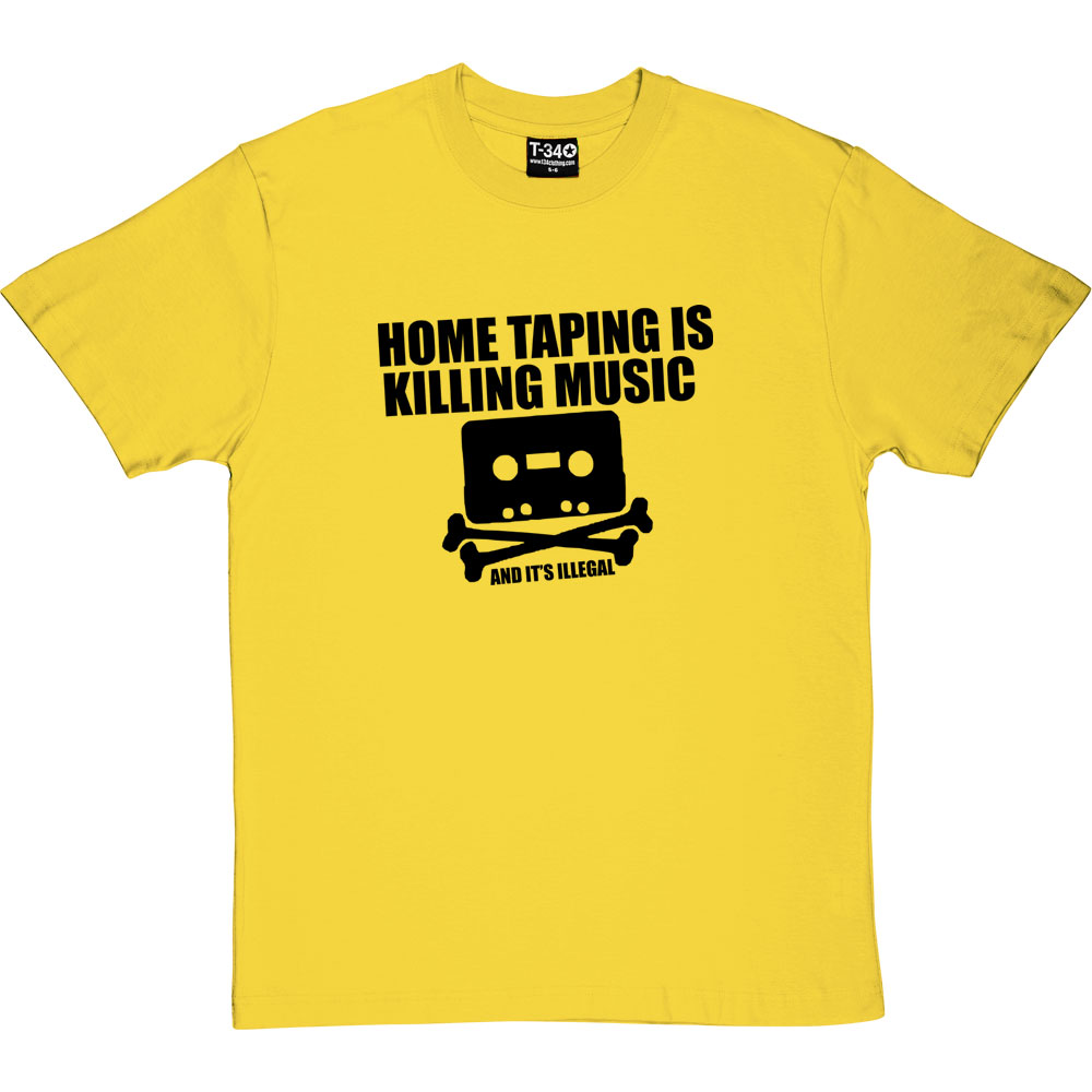Home Taping Is Killing Music T-Shirt 