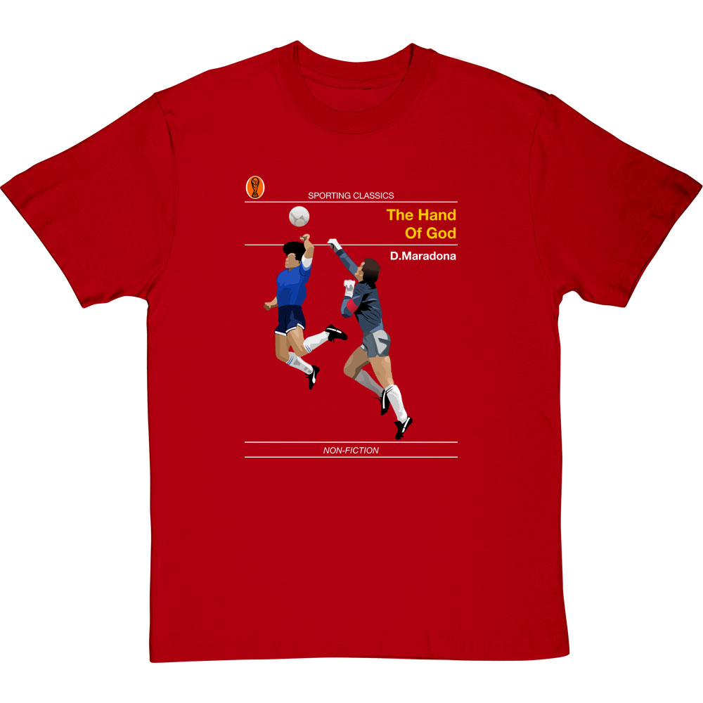 T-shirt Argentine 1990 Maradona 10 rétro - bleu marin