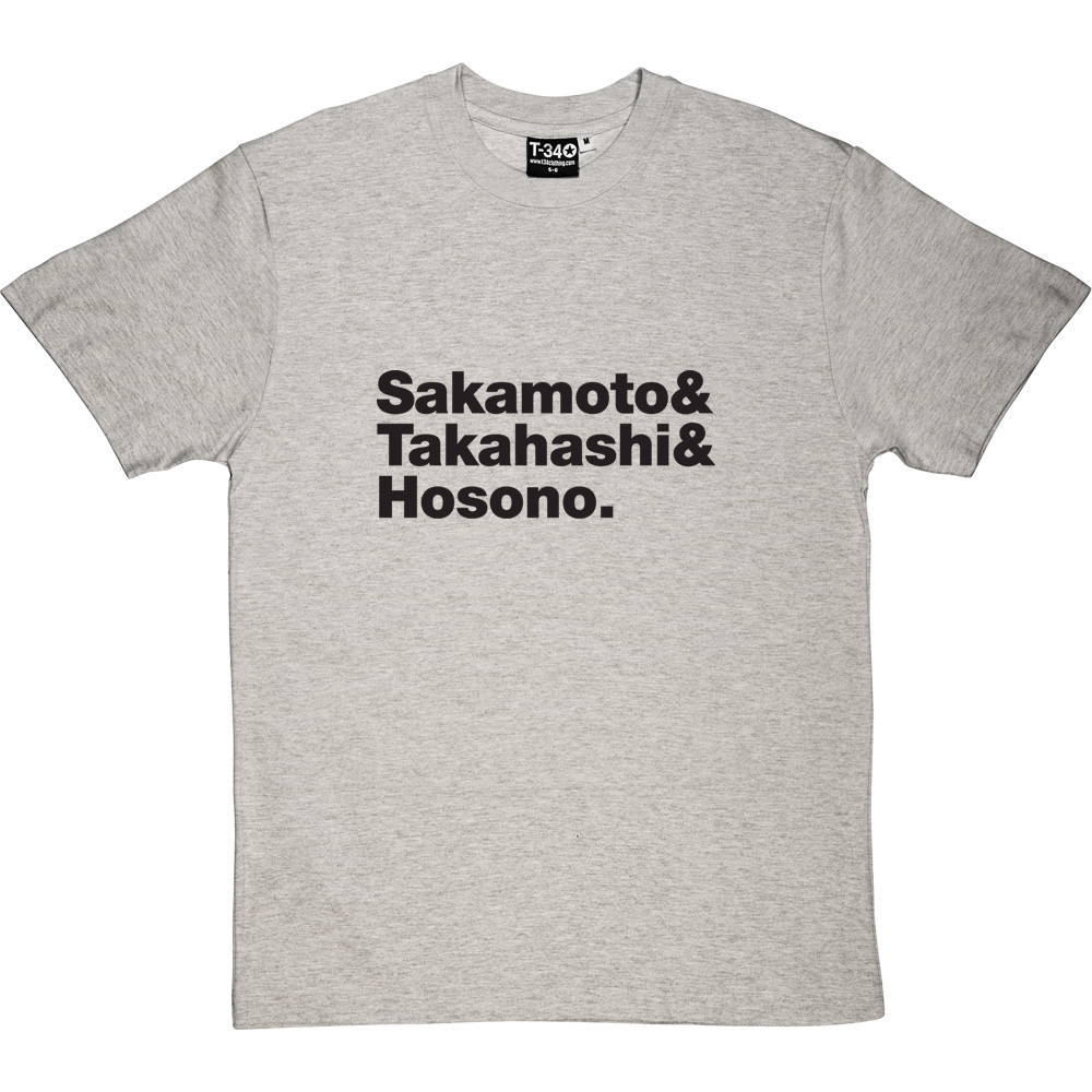 Yellow Magic Orchestra Line-Up T-Shirt | RedMolotov