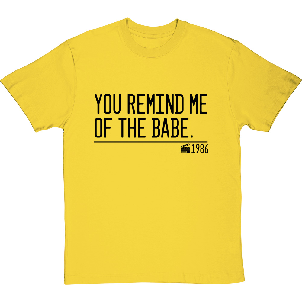 You Remind Me Of The Babe T-Shirt | RedMolotov